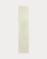 Pointelle-Knit Wrap Scarf
