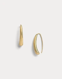Gold-Plated Threader Earrings