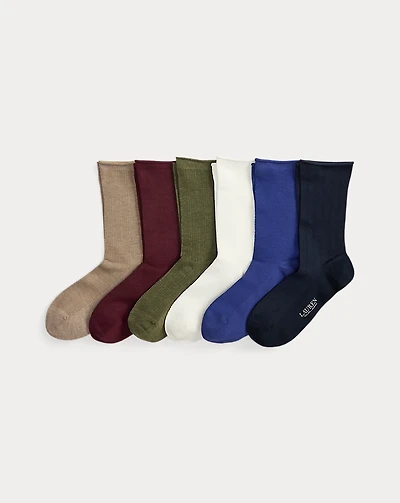 Stretch Crew Sock 6-Pack