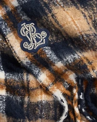 Plaid Bullion Scarf