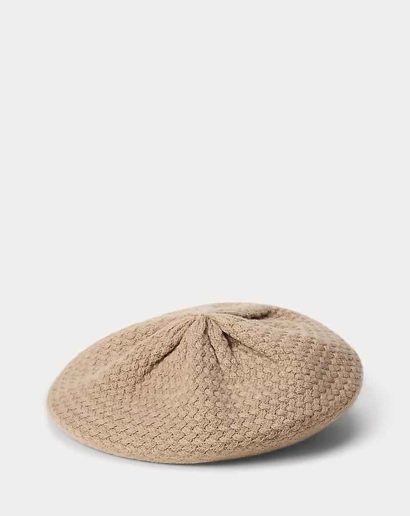 Basket-Knit Beret