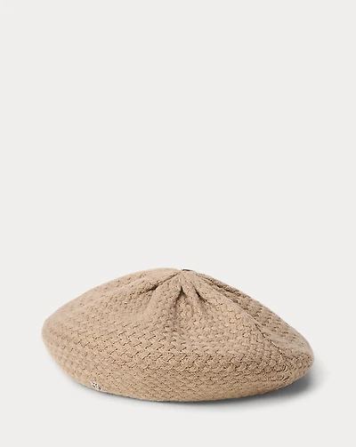 Basket-Knit Beret