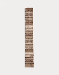 Fair Isle Wool-Blend Scarf
