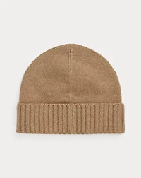 Button-Trim Knit Beanie