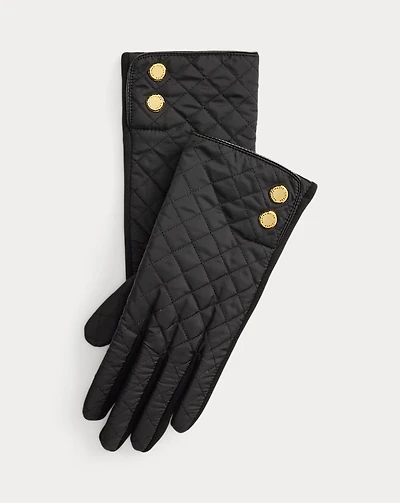 Diamond-Quilted Tech Gloves