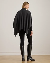 Mockneck Knit Poncho