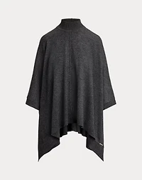 Mockneck Knit Poncho