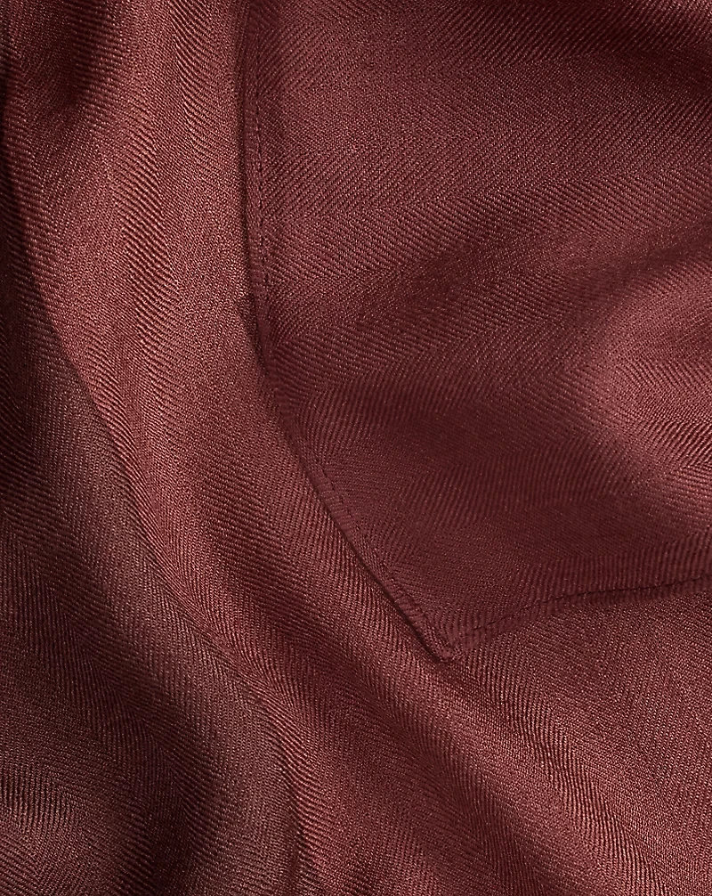 Logo Jacquard Wool-Silk Square Scarf
