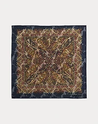 Paisley Silk Square Scarf