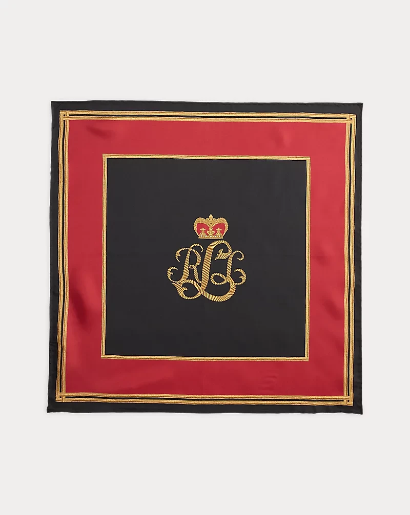 Logo Silk Square Scarf