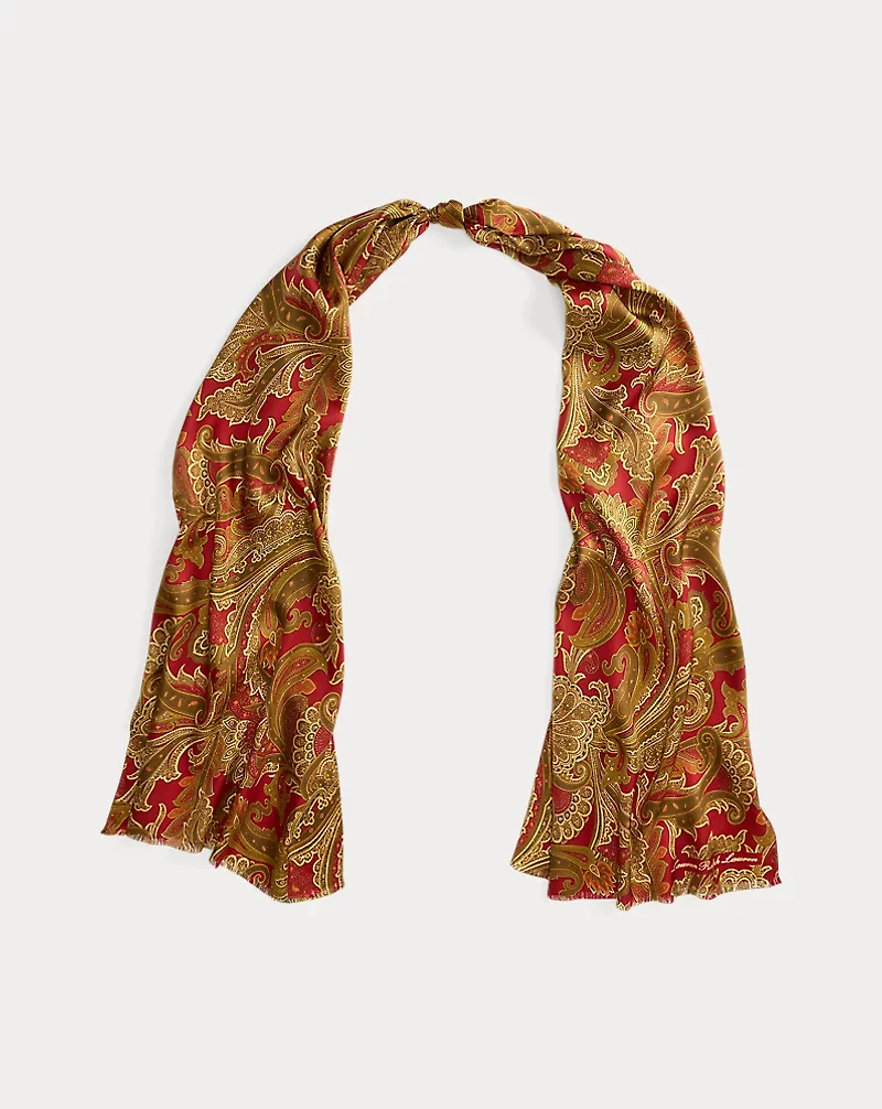 Paisley Silk Scarf