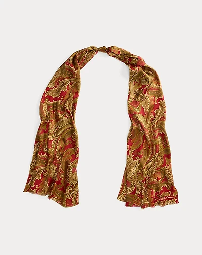 Paisley Silk Scarf