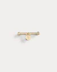Gold-Plated Logo Padlock Charm Pin