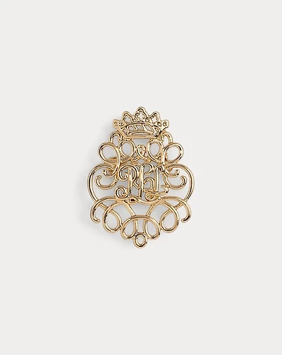 Gold-Plated Logo Pin