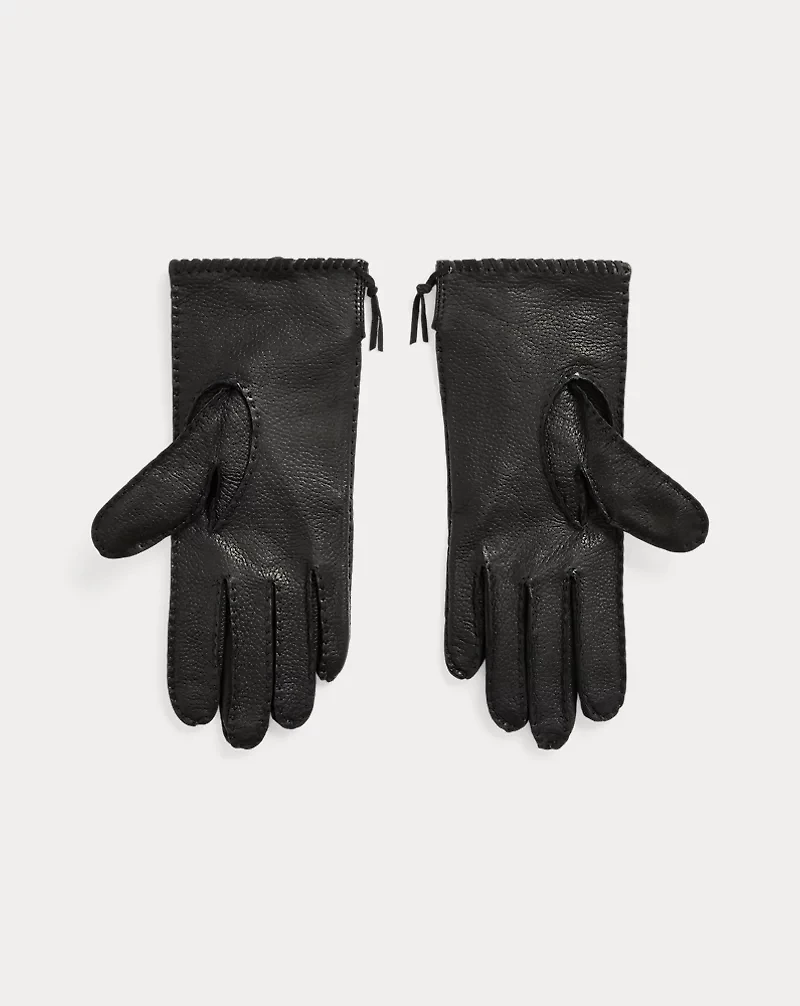 Stitched Suede Gloves