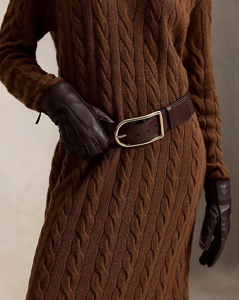 Stitched Suede Gloves