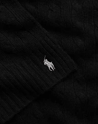Cable-Knit Wool-Cashmere Scarf