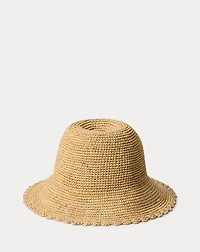 Crocheted Raffia Sun Hat