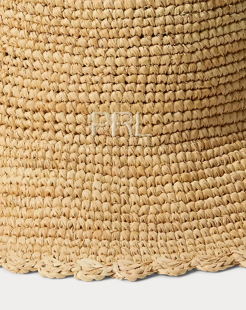 Crocheted Raffia Sun Hat