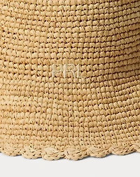 Crocheted Raffia Sun Hat