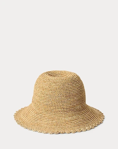Crocheted Raffia Sun Hat