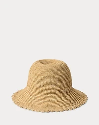 Crocheted Raffia Sun Hat