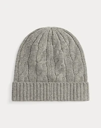 Cable-Knit Cashmere Beanie