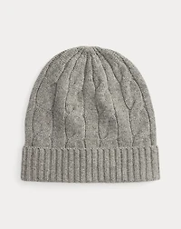 Cable-Knit Cashmere Beanie