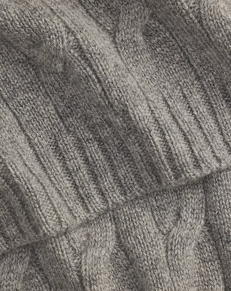 Cable-Knit Cashmere Scarf