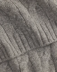 Cable-Knit Cashmere Scarf