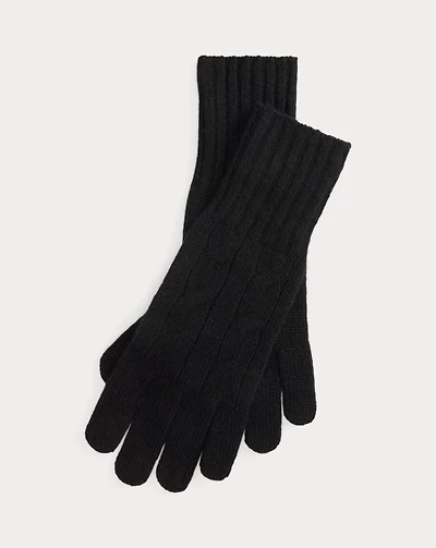 Cable-Knit Cashmere Gloves