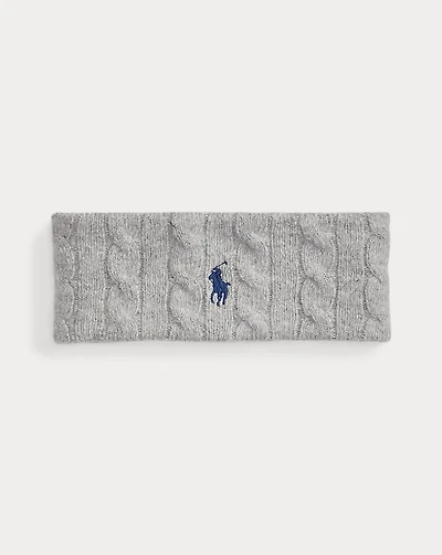 Cable-Knit Wool-Cashmere Headband
