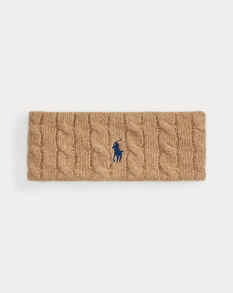 Cable-Knit Wool-Cashmere Headband
