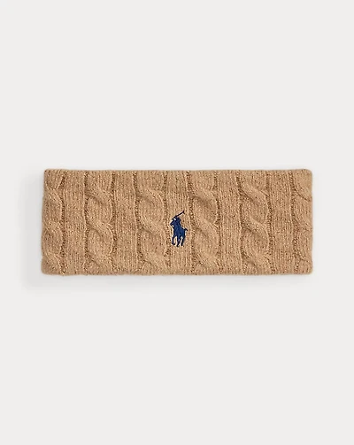 Cable-Knit Wool-Cashmere Headband