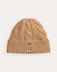 Polo Bear Cable Wool-Blend Beanie