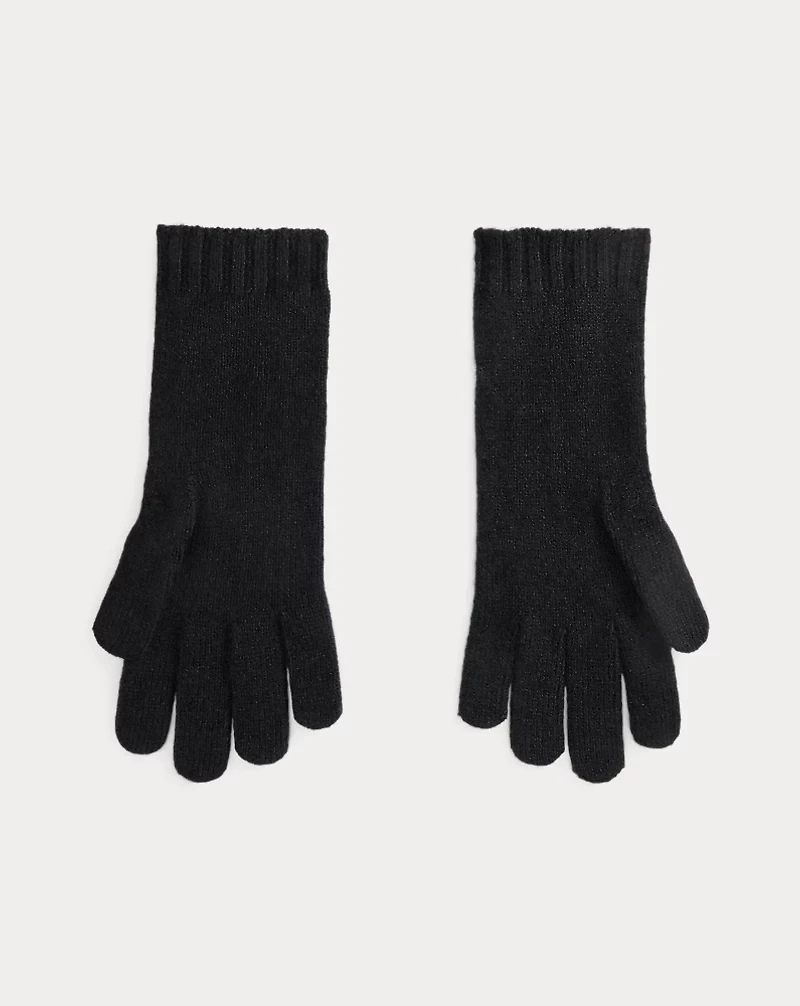 Cable-Knit Wool-Cashmere Gloves