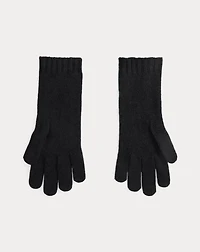 Cable-Knit Wool-Cashmere Gloves