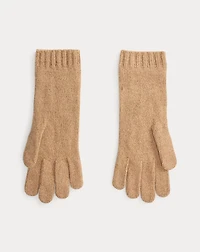 Cable-Knit Wool-Cashmere Gloves