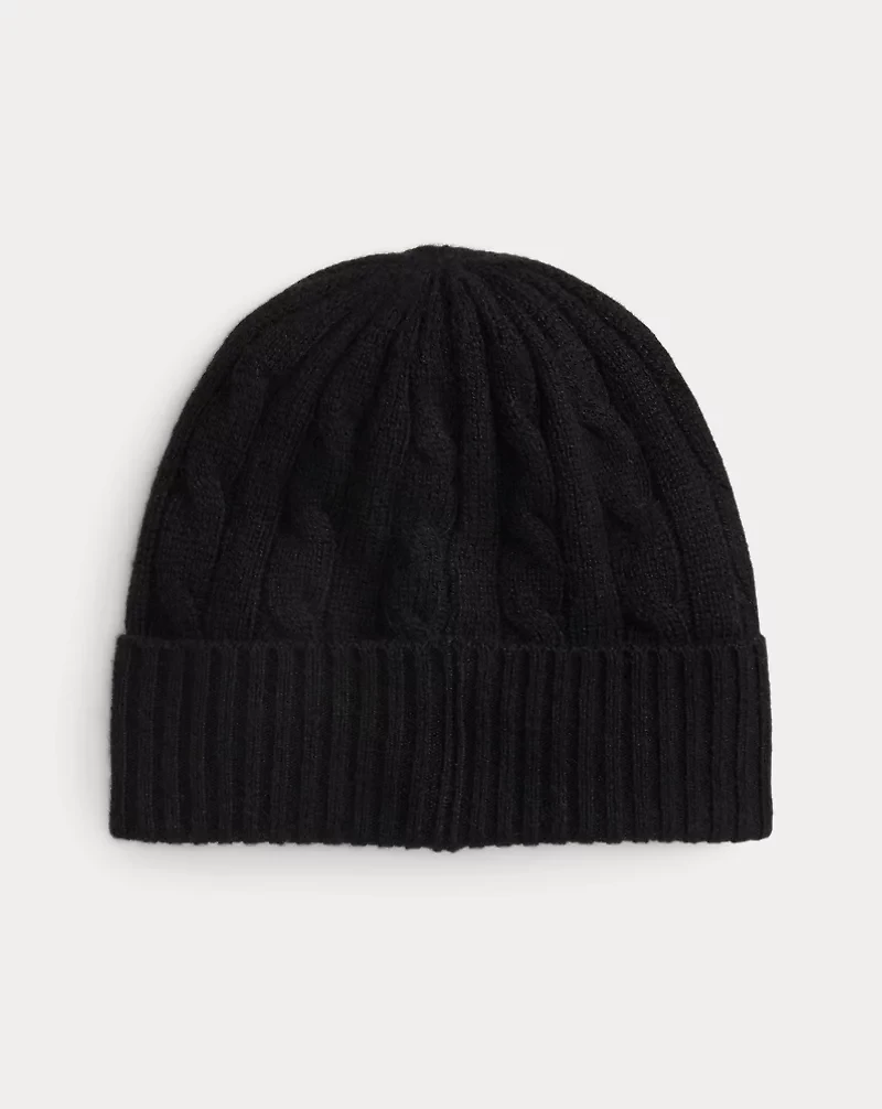 Cable-Knit Wool-Cashmere Beanie