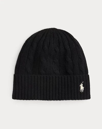 Cable-Knit Wool-Cashmere Beanie