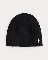 Cable-Knit Wool-Cashmere Beanie