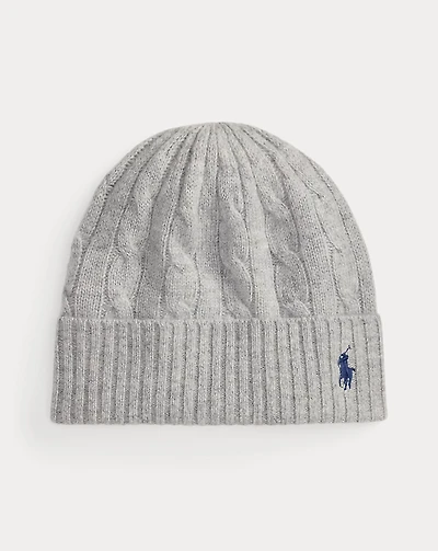 Cable-Knit Wool-Cashmere Beanie