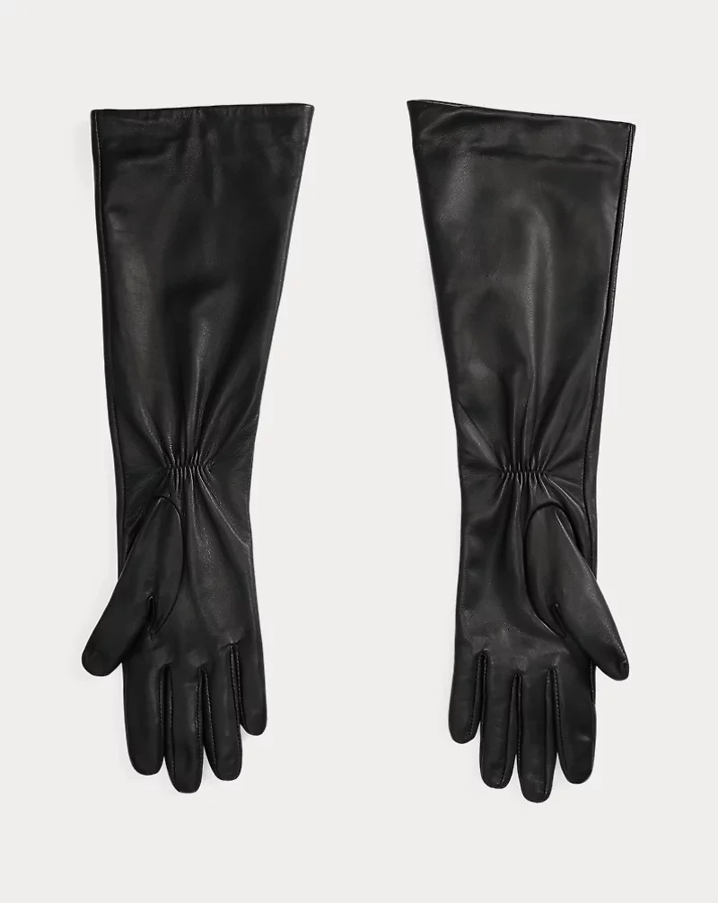 Long Leather Gloves