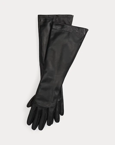 Long Leather Gloves