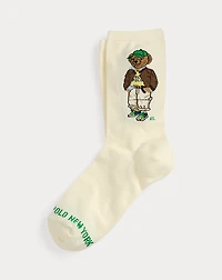 Polo Bear Cotton-Blend Crew Socks