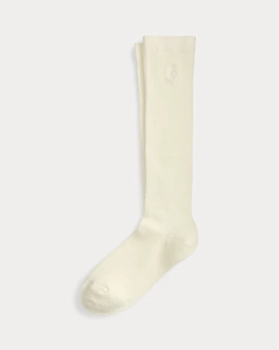 Ribbed Knee-High Socks