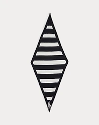 Striped Wool Diamond Scarf