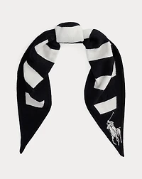 Striped Wool Diamond Scarf