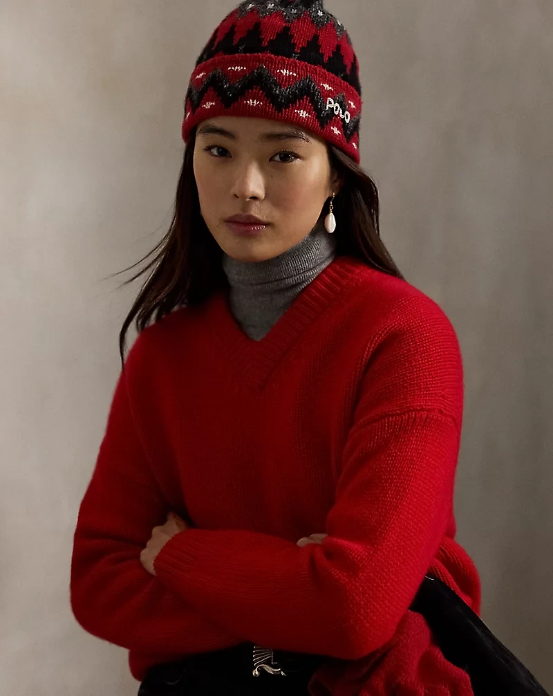 Fair Isle Wool Beanie