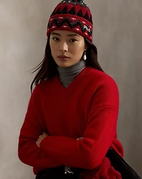 Fair Isle Wool Beanie